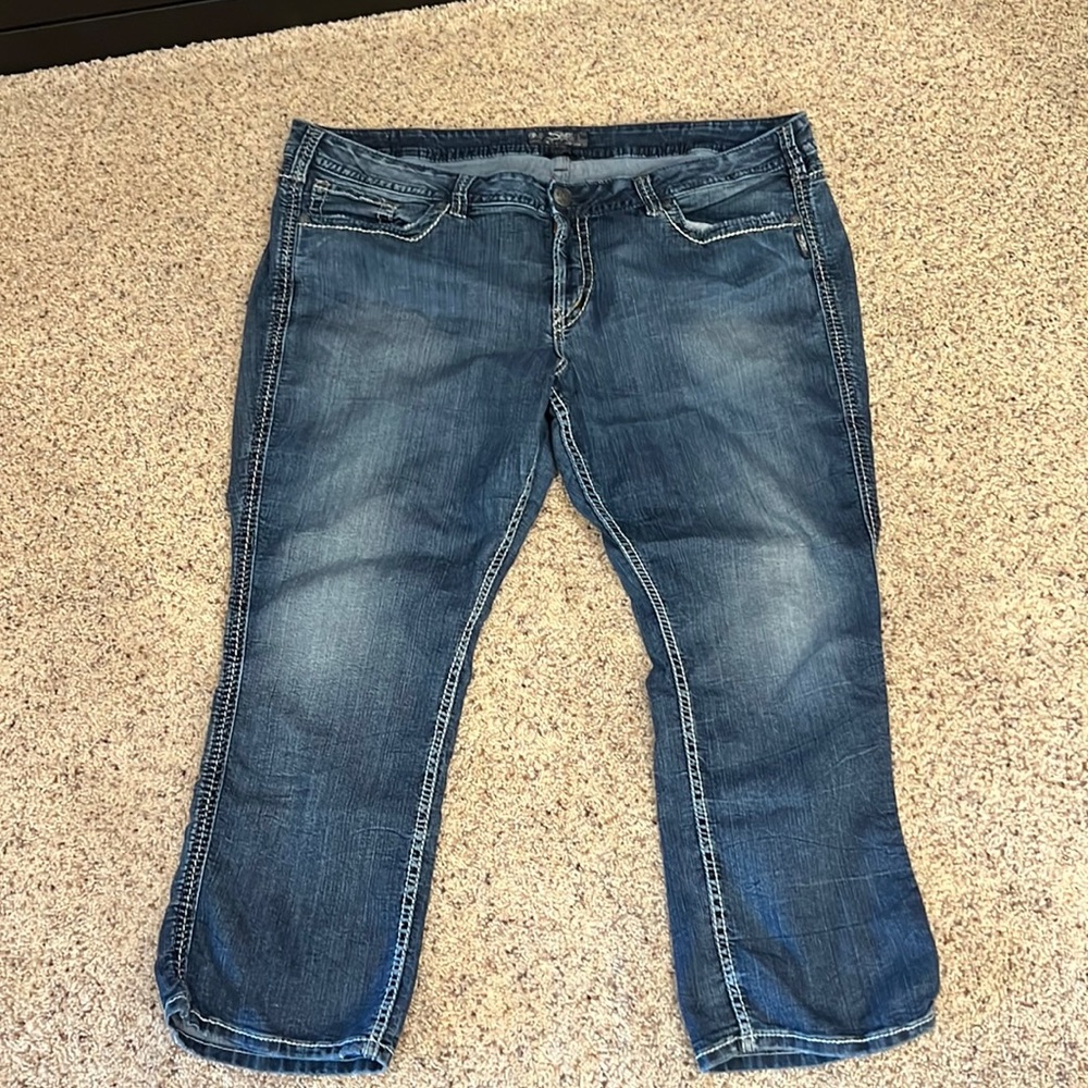 Silver jeans crop/ capri